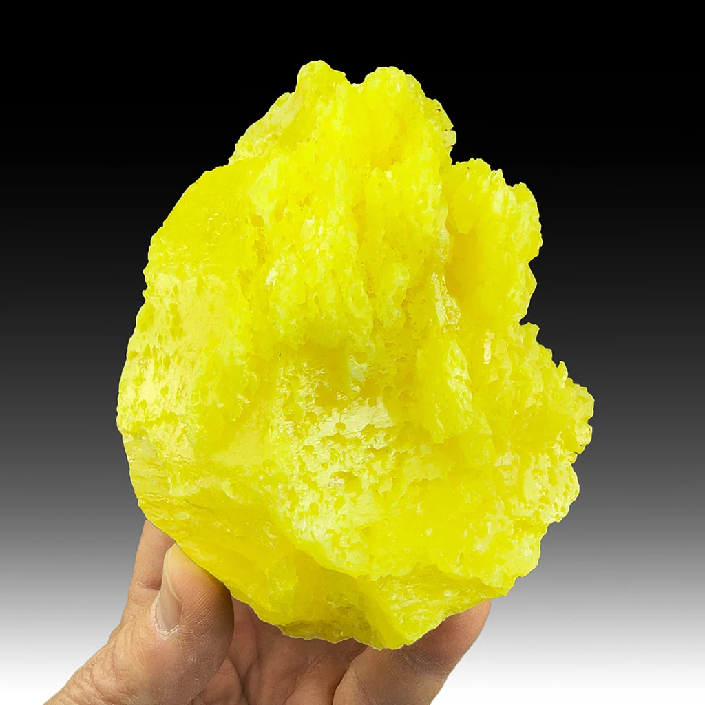 Sulfur from Maybee Quarry, Michigan, USA image