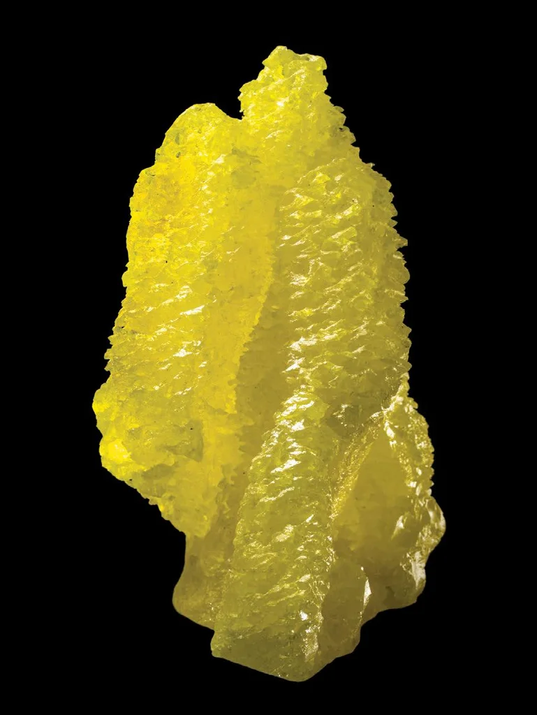 Sulfur from Maybee Quarry, Michigan, USA image