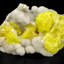 Sulfur on aragonite - image 1