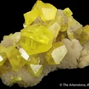 Sulfur on Aragonite - image 3