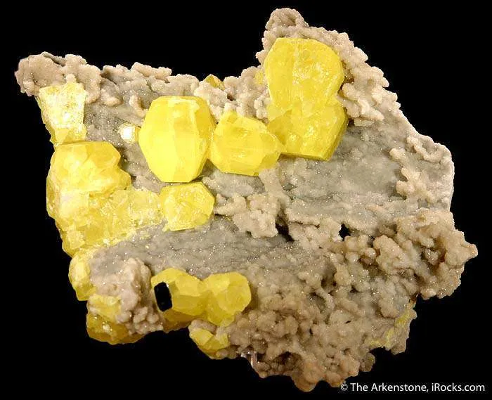 Sulfur on Aragonite image