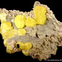 Sulfur on Aragonite - image 1