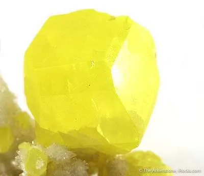 Sulfur on Aragonite - image 2
