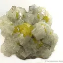 Sulfur on Aragonite - image 1