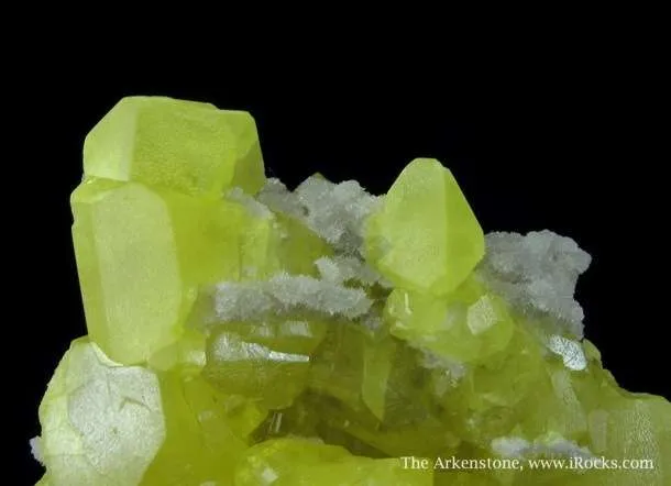 Sulfur on Aragonite - image 2