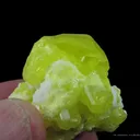 Sulfur on Aragonite (Fluorescent) - image 3