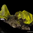 Sulfur on Aragonite with Petroleum inclusions - image 3