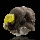 Sulfur on Calcite Ps. Aragonite - image 1