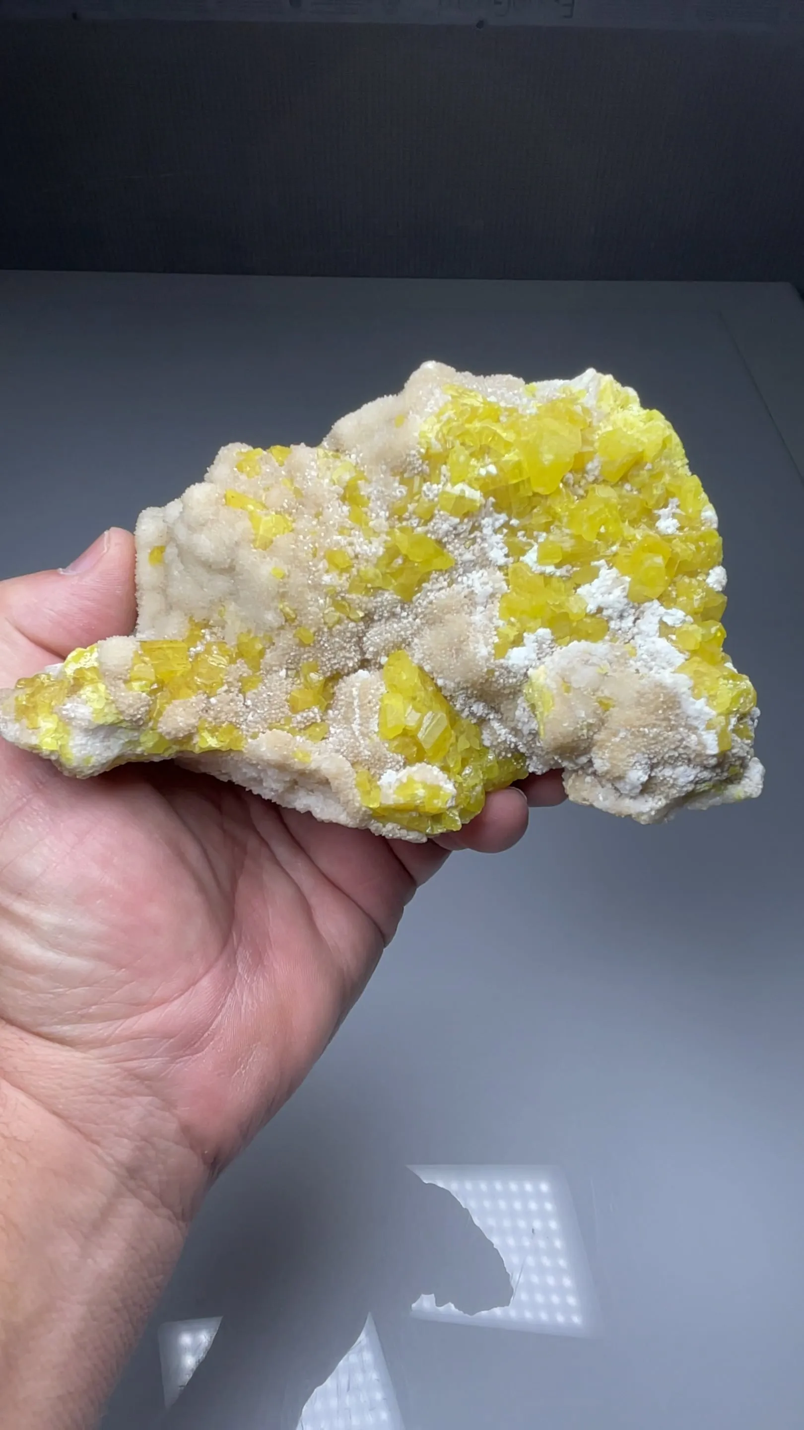 Sulfur with Aragonite - image 2