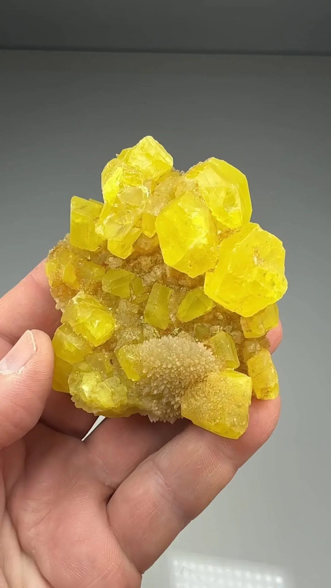 Sulfur with Aragonite - image 2