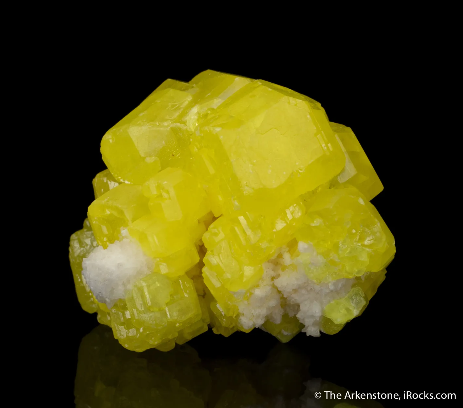 Sulfur with Aragonite - image 3