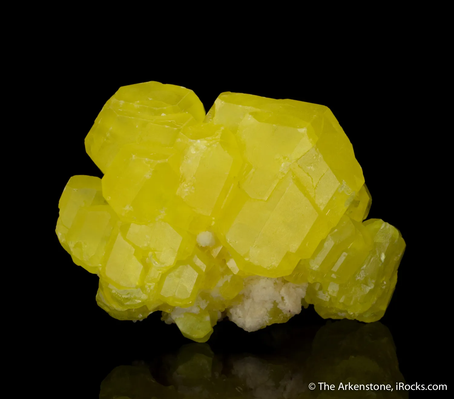 Sulfur with Aragonite - image 1