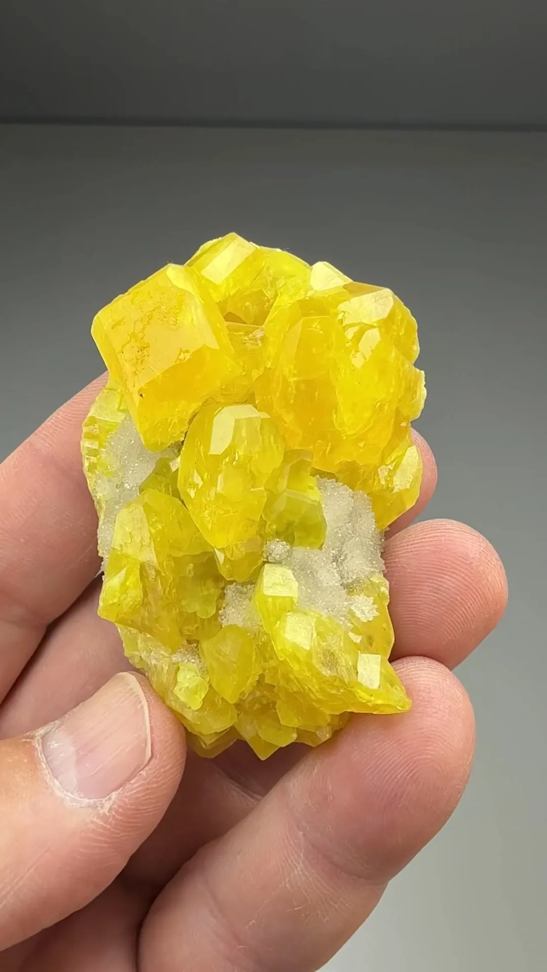 Sulfur with Aragonite - image 2