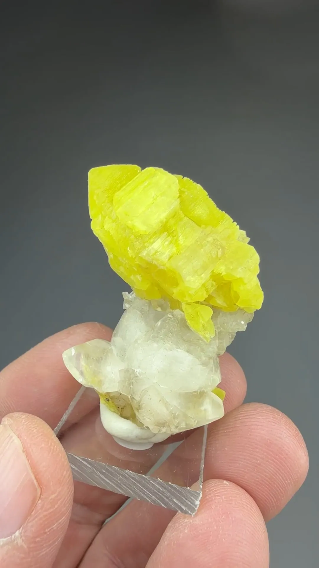 Sulfur with Calcite - image 3