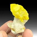 Sulfur with Calcite - image 1
