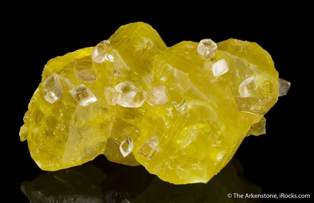 Sulfur with Calcite - image 4