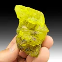 Sulfur with Calcite - image 1
