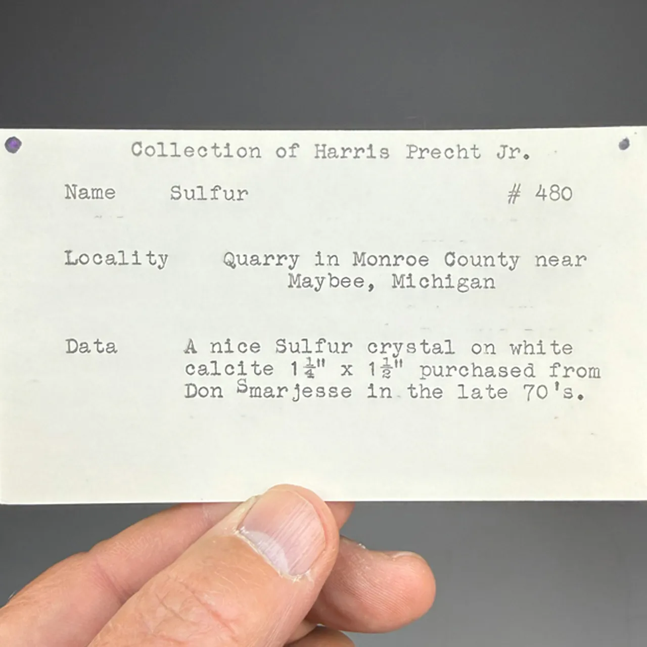 Sulfur with Calcite - image 2