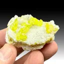 Sulfur with Calcite - image 1