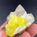 Sulfur with Calcite - image 1