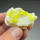 Sulfur with Calcite - image 2