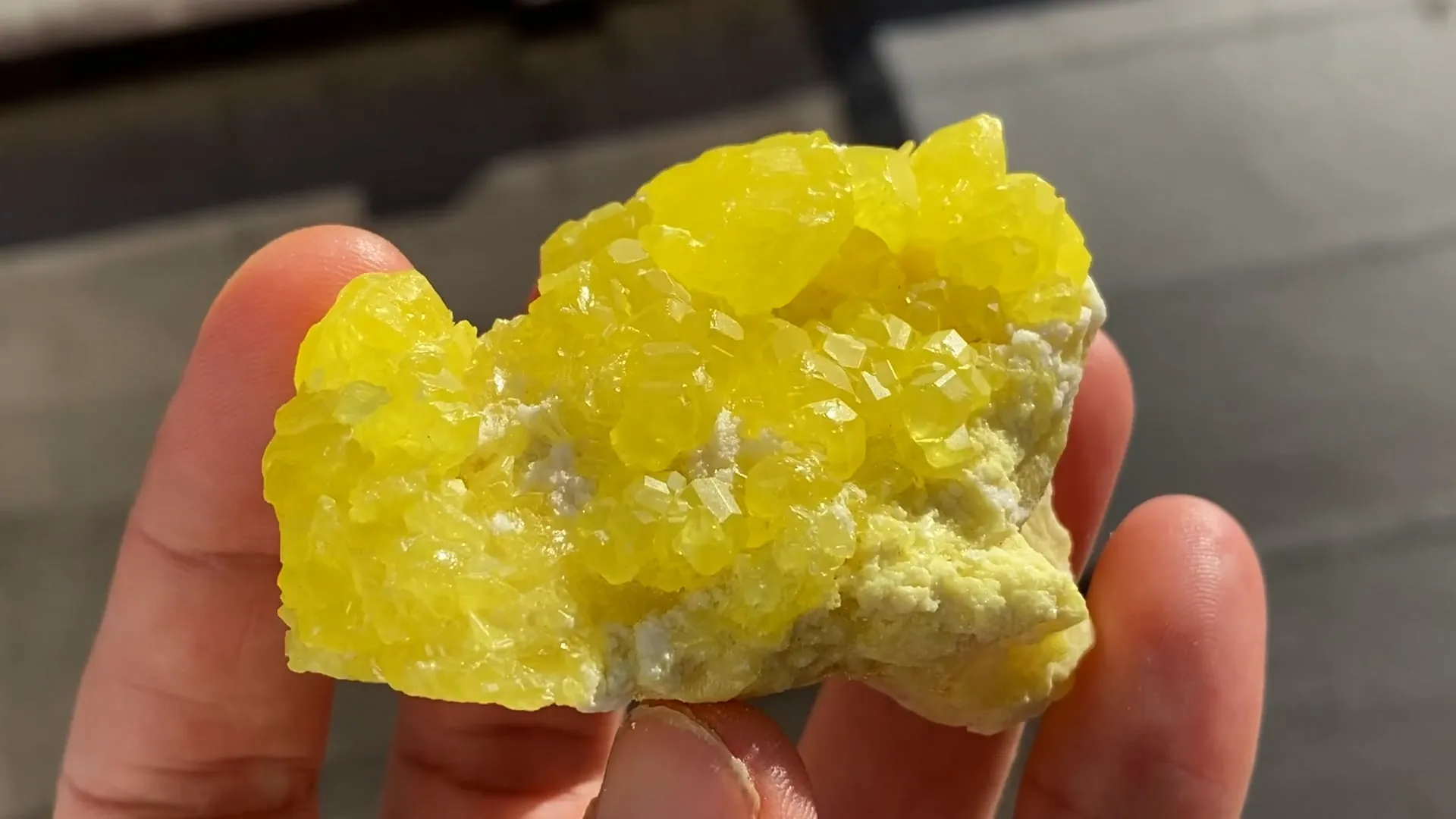 Sulphur with Aragonite - image 5