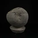 Super Rare Complete Okenite Geode Pair on Micro-Quartz Matrix – Cotton-Ball Okenite Puffballs , India - image 4