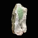 Super Rare Green Natrolite on MM Quartz – Museum-Grade Zeolite Specimen from India | Nashik Deccan Traps - image 3