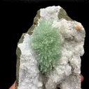 Super Rare Green Natrolite on MM Quartz – Museum-Grade Zeolite Specimen from India | Nashik Deccan Traps - image 5