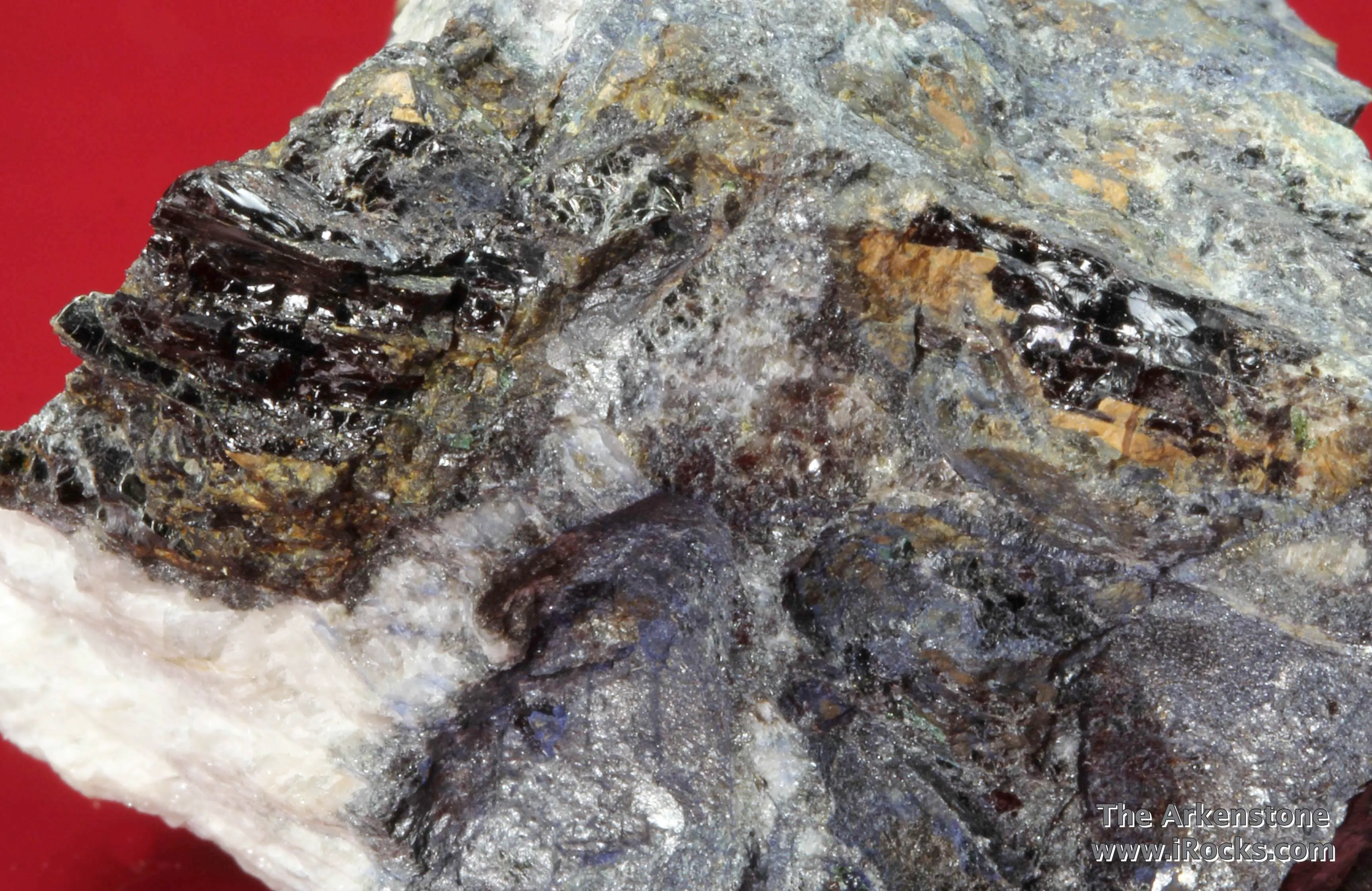 Super rare Johnsomervilleite with Jahnsite-(CaMnFe), Phosphosiderite, and Vivianite. - image 5