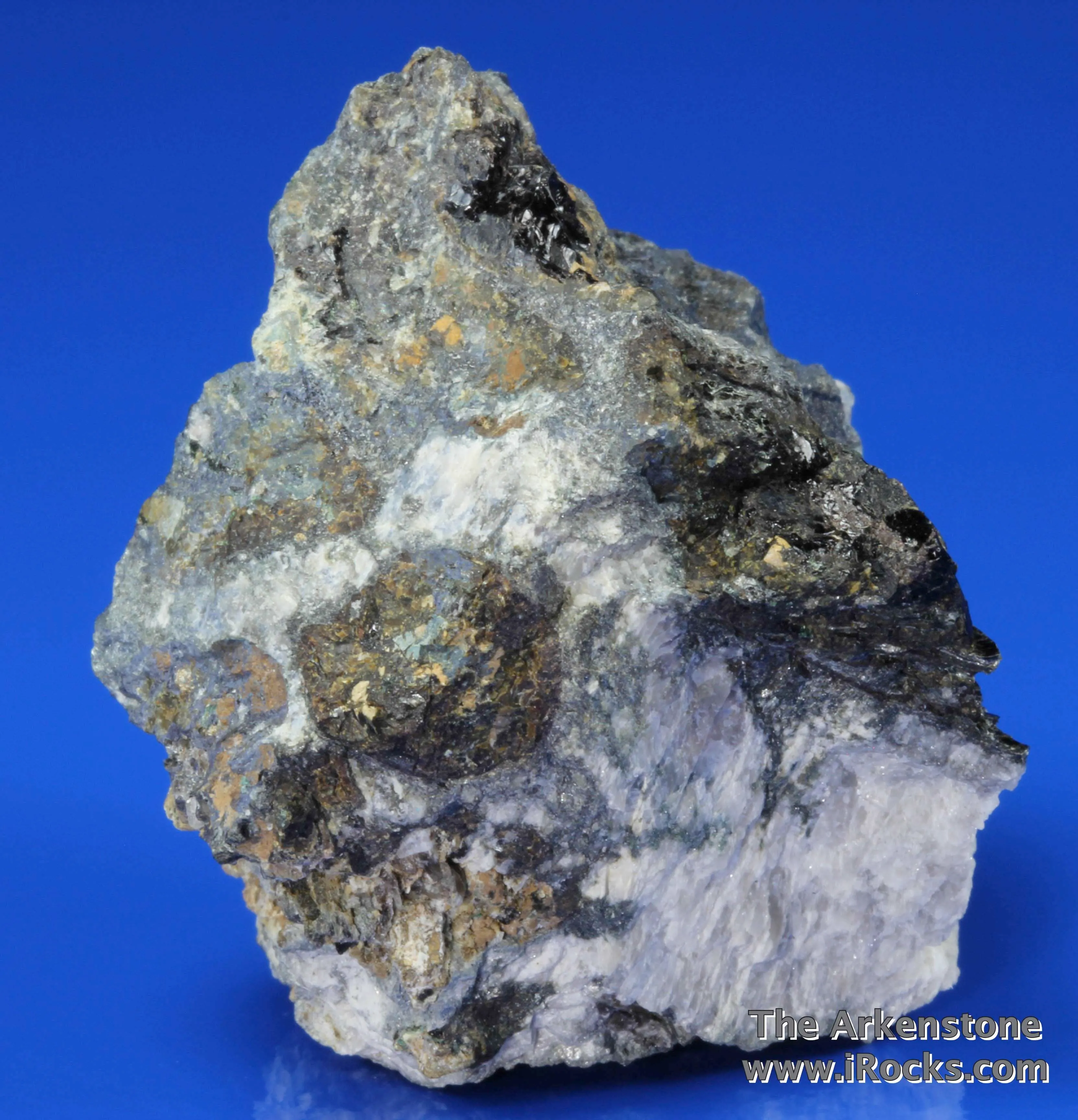 Super rare Johnsomervilleite with Jahnsite-(CaMnFe), Phosphosiderite, and Vivianite. - image 1