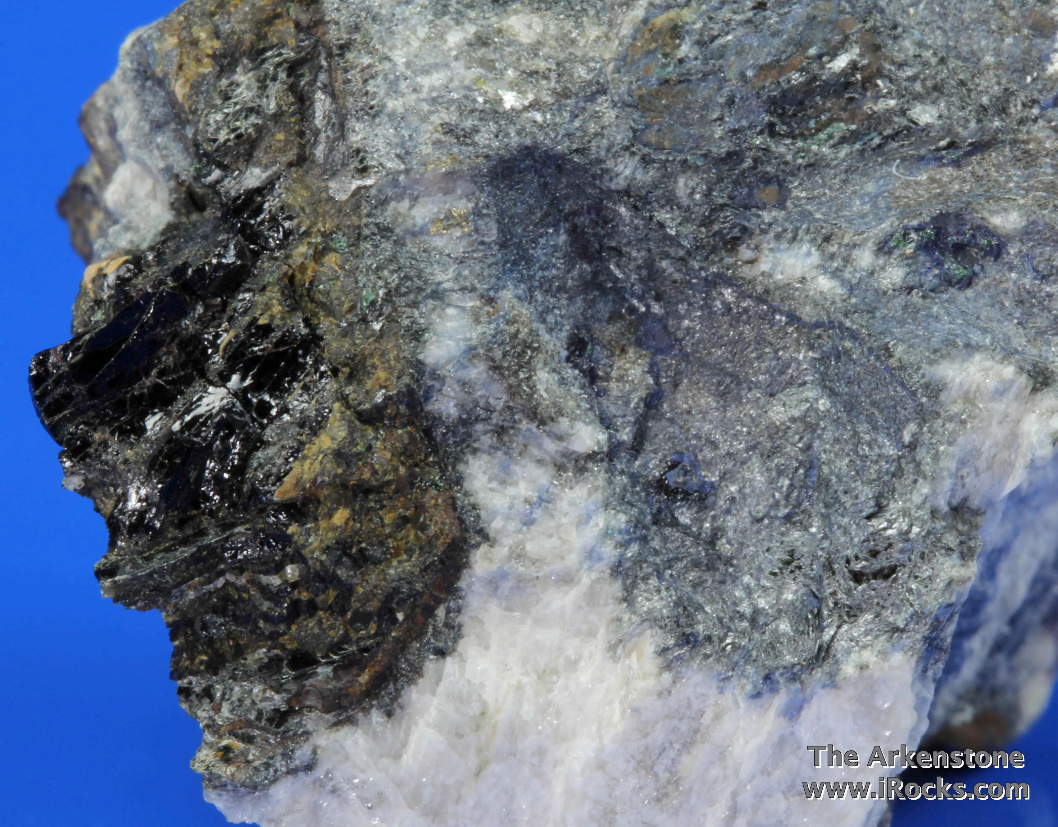 Super rare Johnsomervilleite with Jahnsite-(CaMnFe), Phosphosiderite, and Vivianite. - image 4