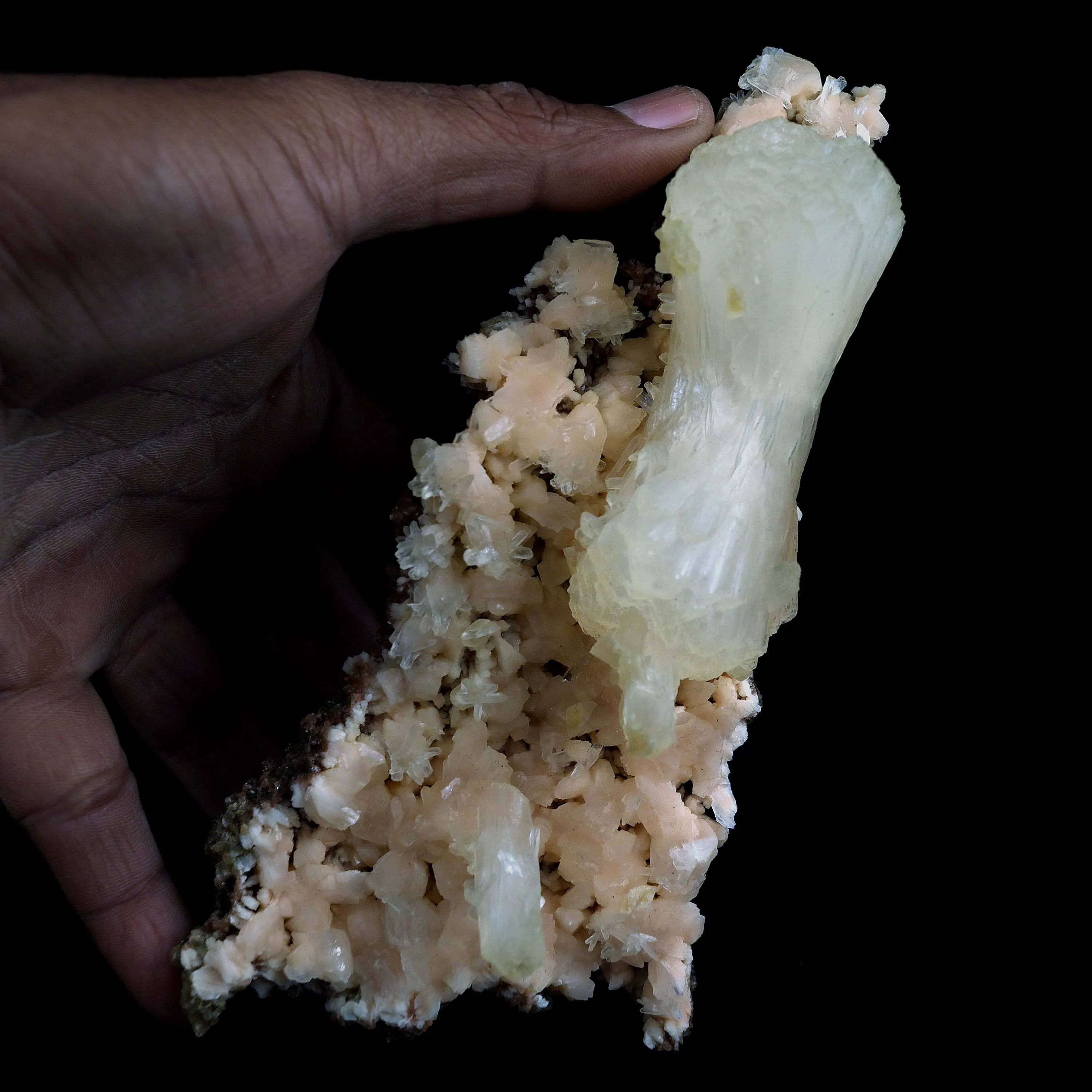 Superb Stilbite Bow-Tie on Heulandite Natural Mineral Specimen Natural Mineral Specimen - image 4