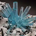 Supernova Aquamarine with Schorl and Albite from Pakistan - image 1