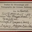 Suredaite (type locality) with Wurtzite, Sphalerite, Pyrite, and Coiraite (?) - image 4