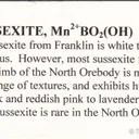 Sussexite (fibrous crystals) - image 5