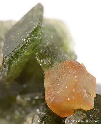 Svanbergite on Uvite Tourmaline - image 2