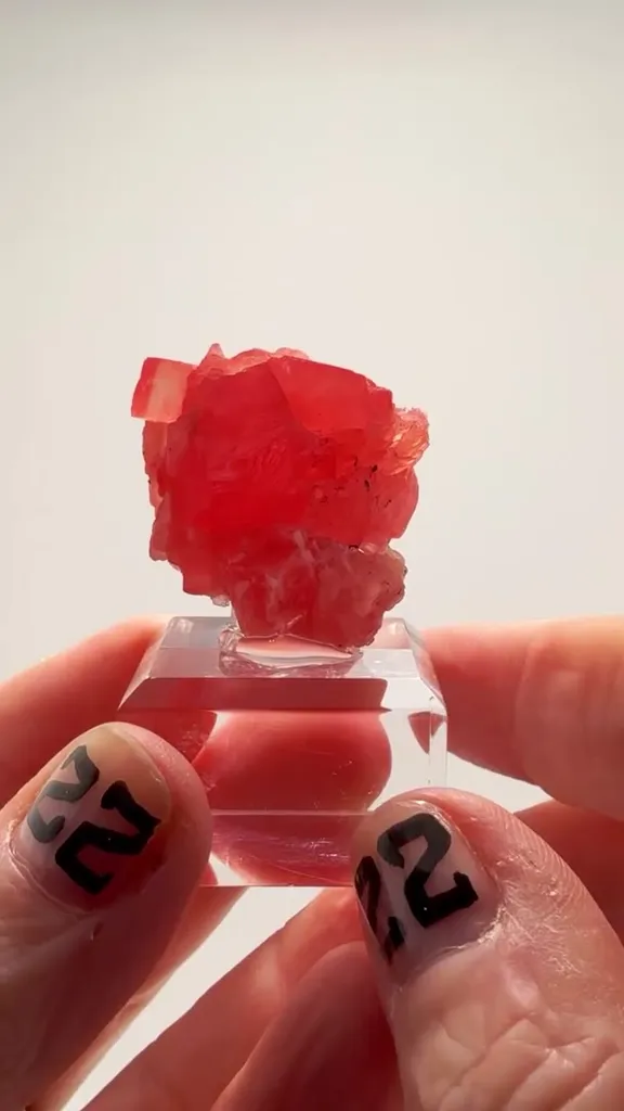 SWEET HOME Rhodochrosite WITH PROVENANCE image