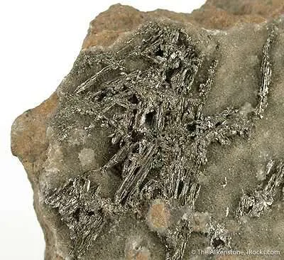 Sylvanite on Quartz - image 2