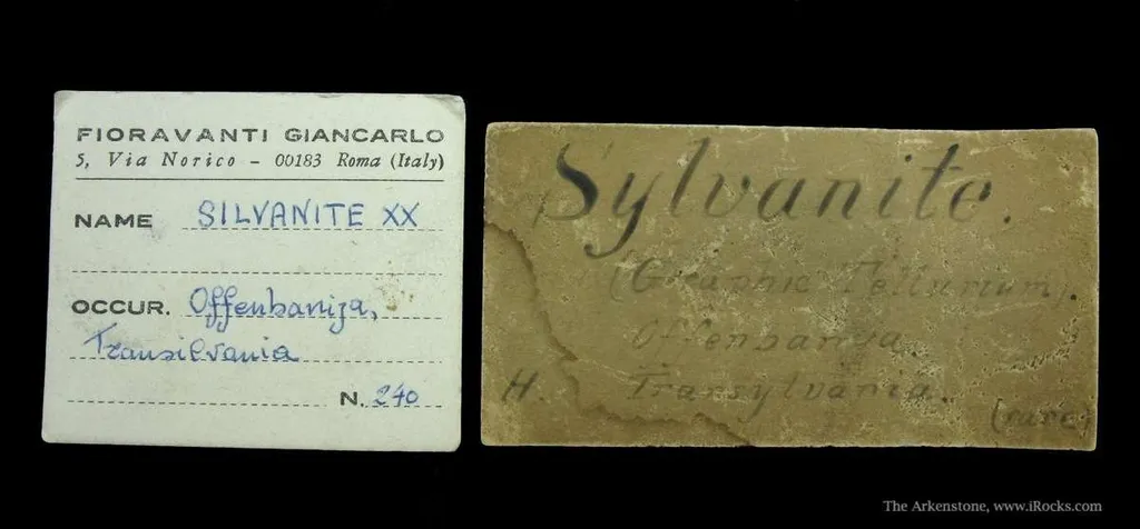 Sylvanite (Type Locality, Pre-1800) With Calcite - image 6