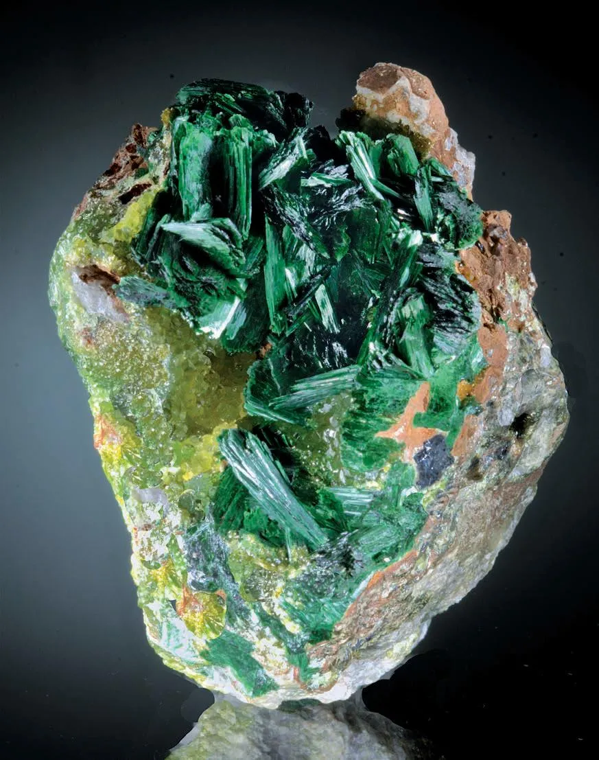 Szenicsite, cuprian Powellite - image 1