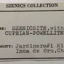 Szenicsite (TYPE LOCALITY) ex. Szenics Coll. - image 6