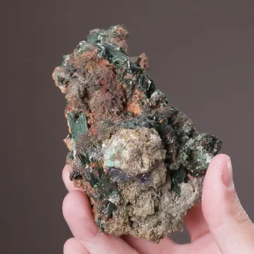Szenicsite with Powellite and Molybdenite