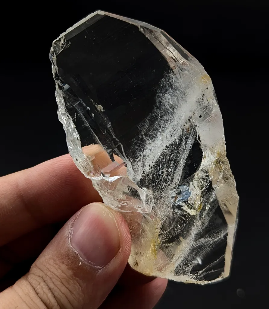 Tabular Quartz Crystal with Eye Clean Clarity - image 4