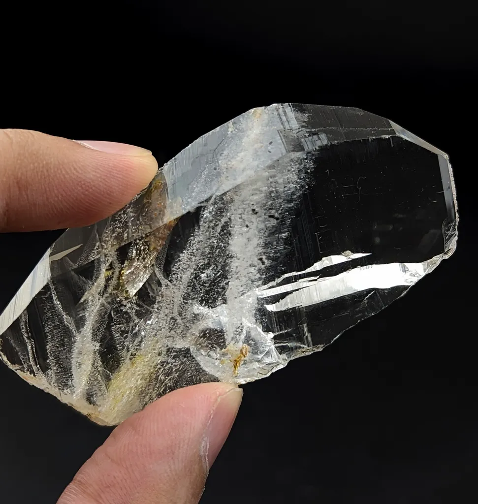 Tabular Quartz Crystal with Eye Clean Clarity - image 3