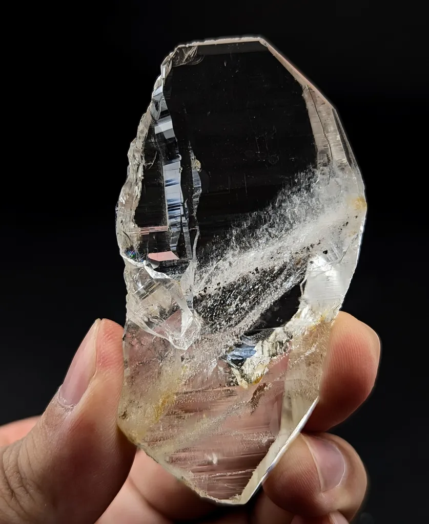 Tabular Quartz Crystal with Eye Clean Clarity - image 5