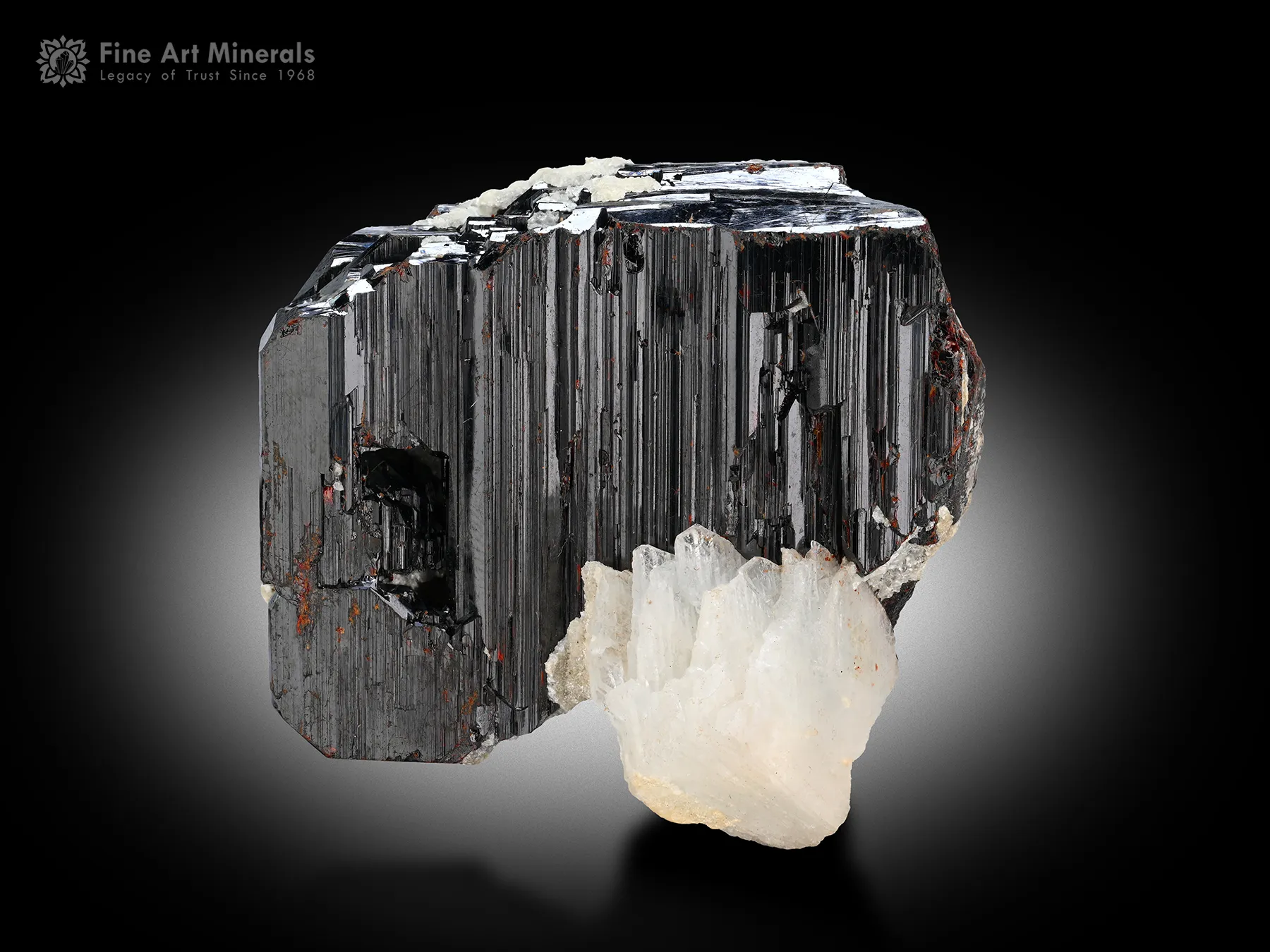 Tantalite-(Fe) with Albite from Pakistan - image 1