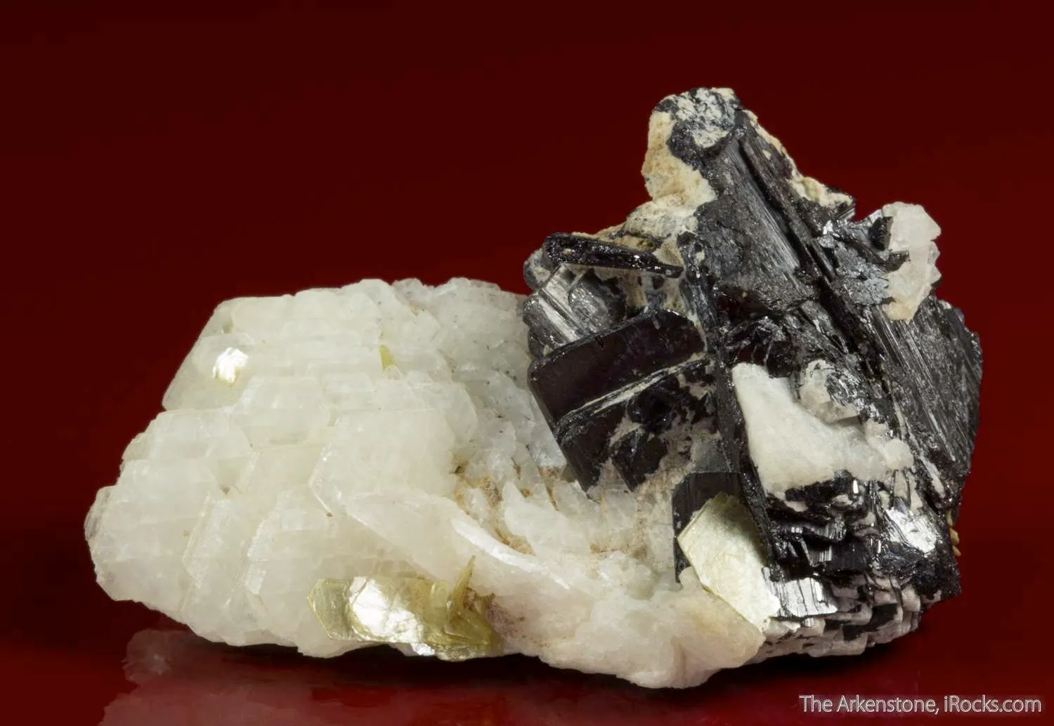 Tantalite-(Fe) with Cassiterite, Albite and Muscovite - image 1