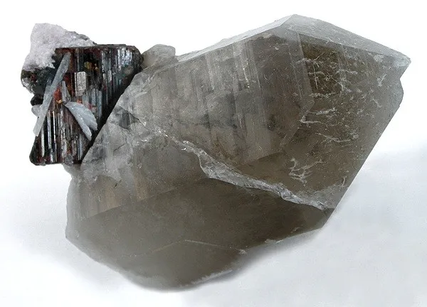 Tantalite-(Mn), Quartz image