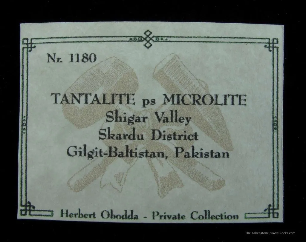 Tantalite Ps Microlite - image 6